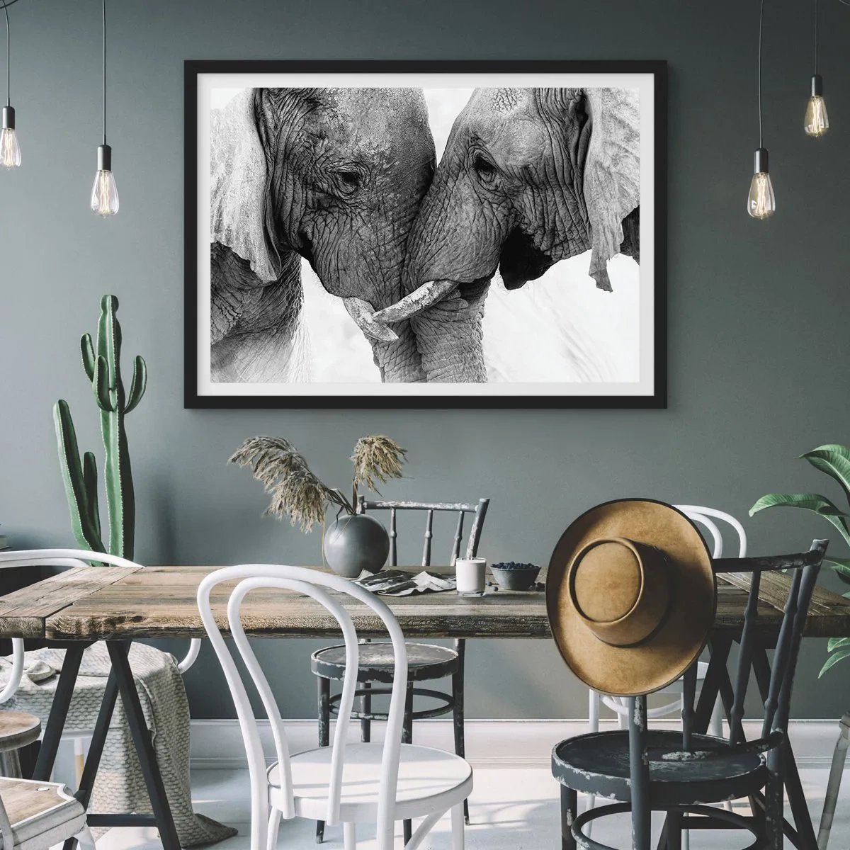 Plagát v čiernom ráme - Úprimné vyznanie - 70x50 cm