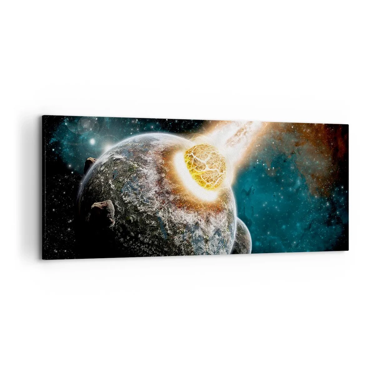 Obraz na plátne - Skaza alebo narodenie? - 120x50 cm