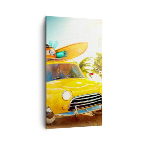 Obraz na plátne - Cesta pre viac ako jeden úsmev - 45x80 cm