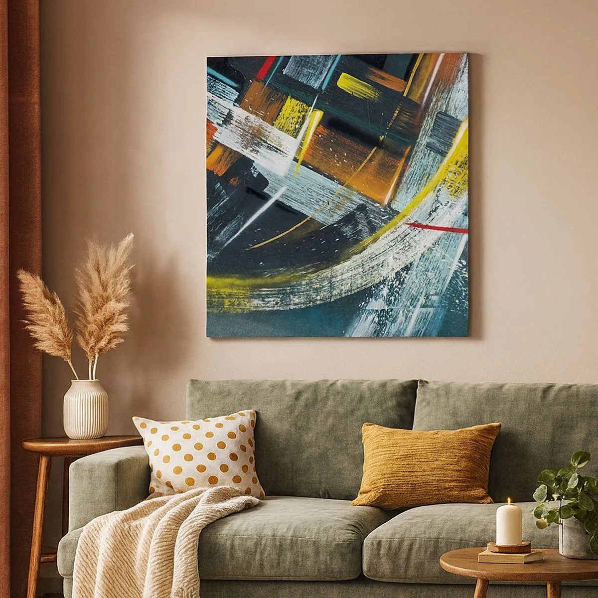 Obraz na plátne - Energia pohybu - 30x30 cm