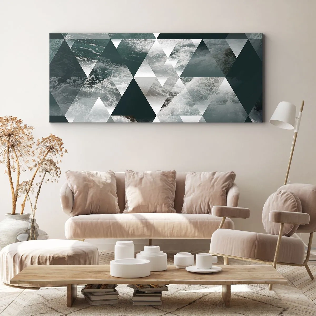 Obraz na plátne - Krištáľová perspektíva - 160x50 cm