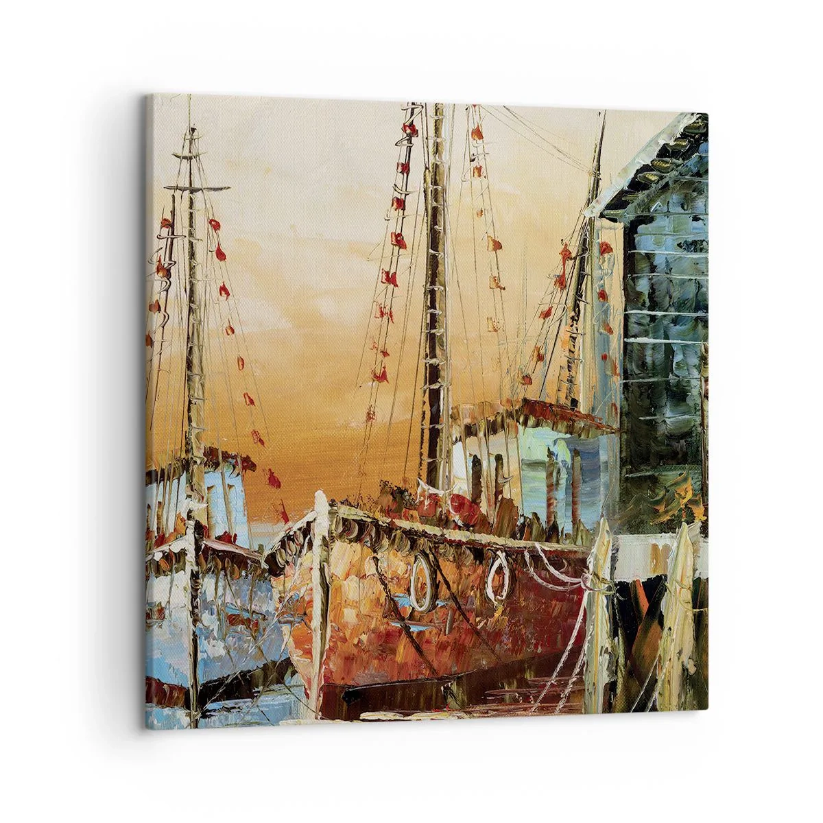 Obraz na plátne - Pokojný návrat - 50x50 cm