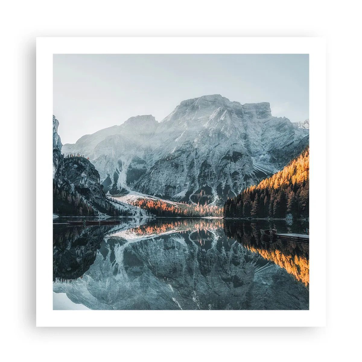 Plagát - Zrkadlová krajina - 60x60 cm