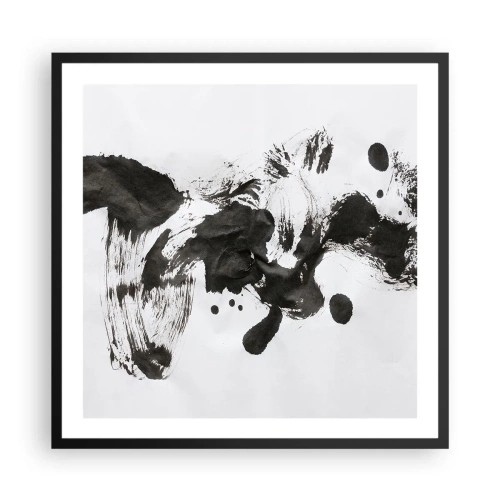 Plagát v čiernom ráme - Metóda v šialenstve? - 60x60 cm