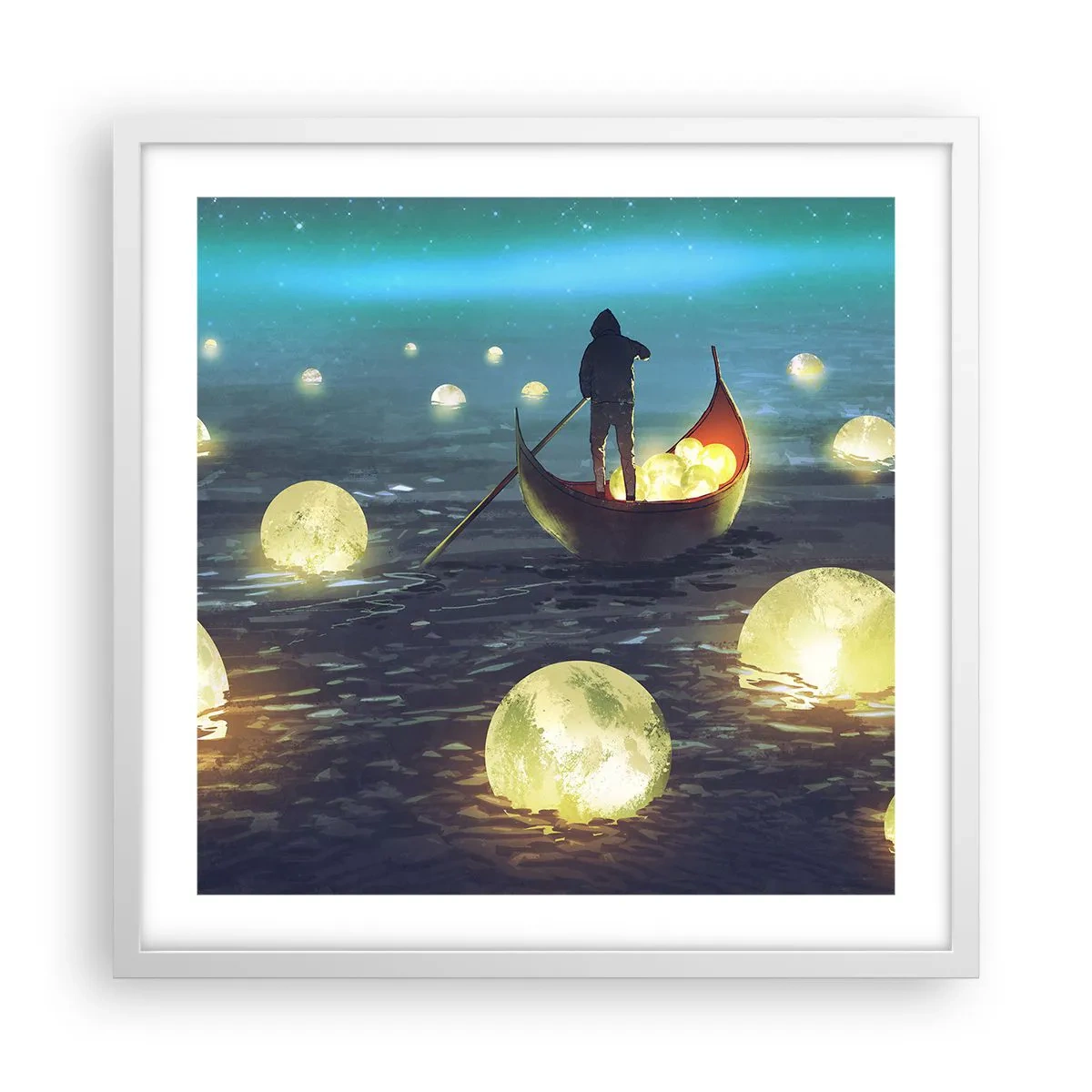 Plagát v bielom ráme - Veci, o ktorých sa filozofom nezdá - 50x50 cm