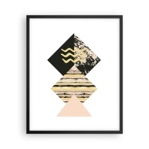 Plagát v čiernom ráme - Nie je to tak jednoduché - 40x50 cm