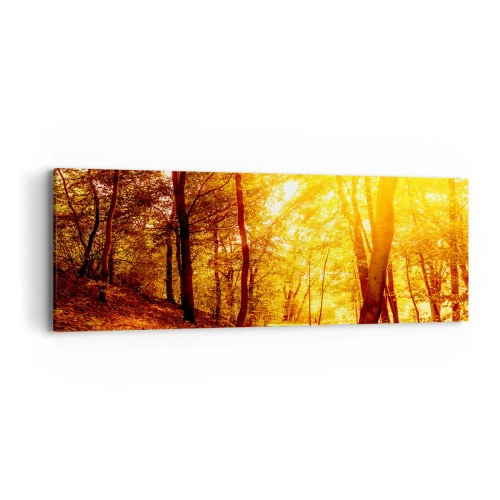 Obraz na plátne - K zlatej čistinke - 90x30 cm