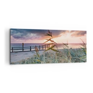 Obraz na plátne - Neodviate vetrom - 100x40 cm