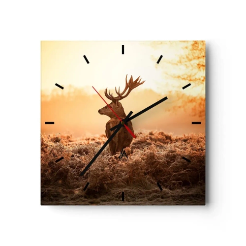 Nástenné hodiny - Pán na panstve - 30x30 cm