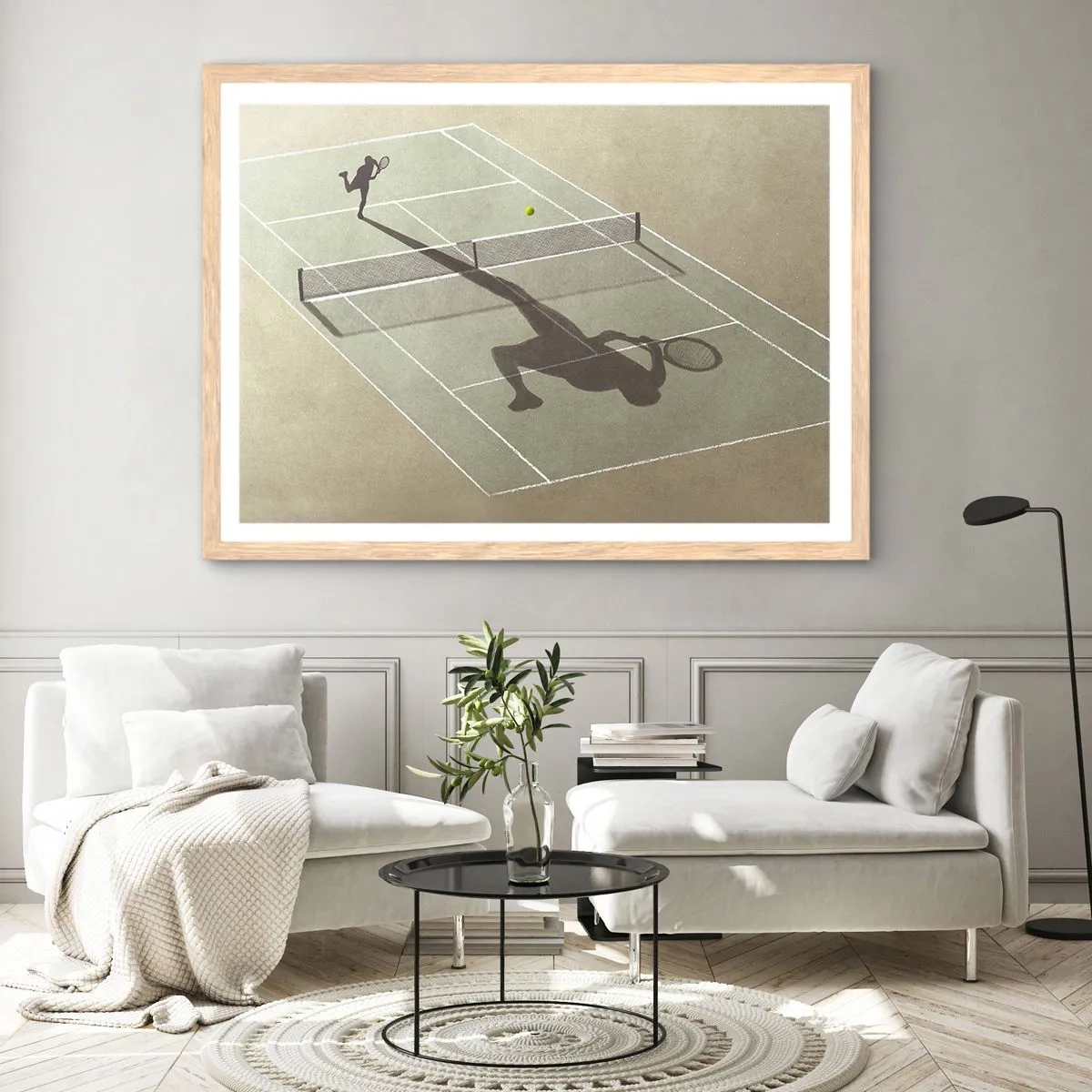 Plagát v ráme zo svetlého duba - Dobývanie samého seba - 100x70 cm