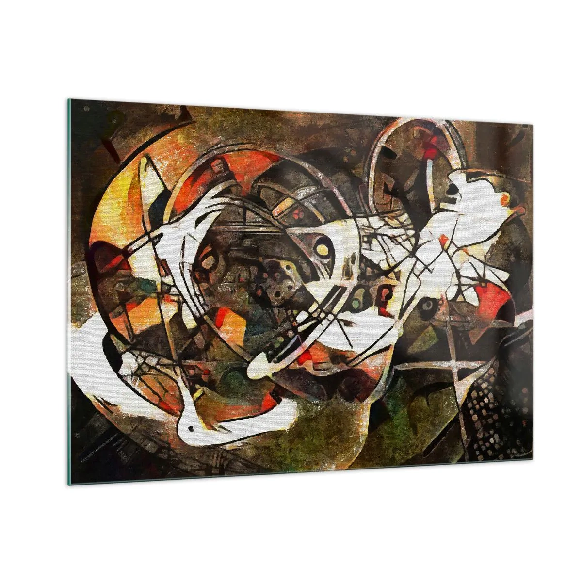 Obraz na skle - Počuješ pohyb? - 100x70 cm