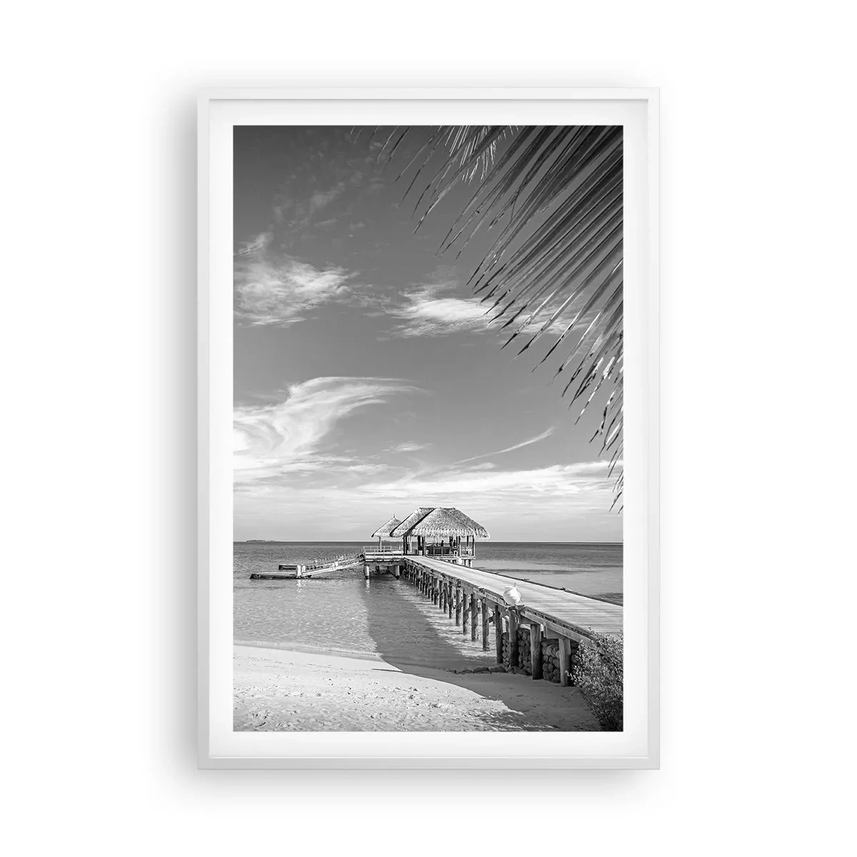 Plagát v bielom ráme - Spomienka alebo sen? - 61x91 cm