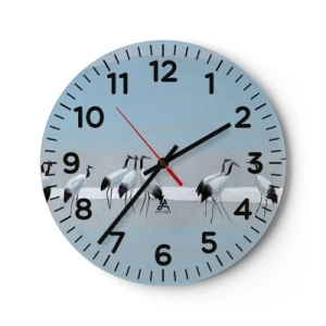 Nástenné hodiny - Po horúcom dni - 30x30 cm