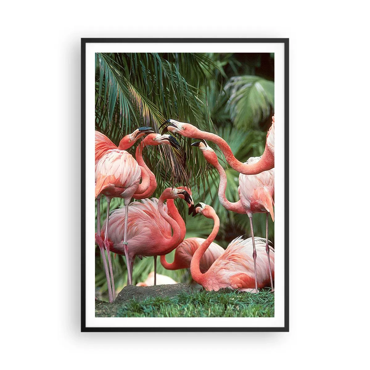 Plagát v čiernom ráme - Popoludňajšie klebety - 70x100 cm