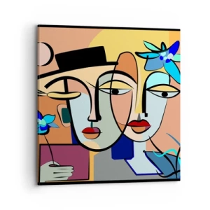 Obraz na plátne - Picassovo randez vous - 70x70 cm