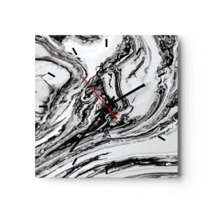 Nástenné hodiny - Na začiatku bol chaos - 30x30 cm