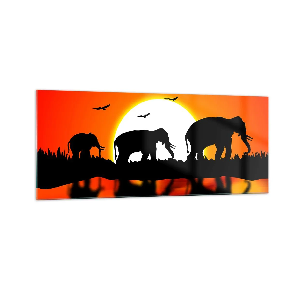 Obraz na skle - A večer na malý drink - 100x40 cm