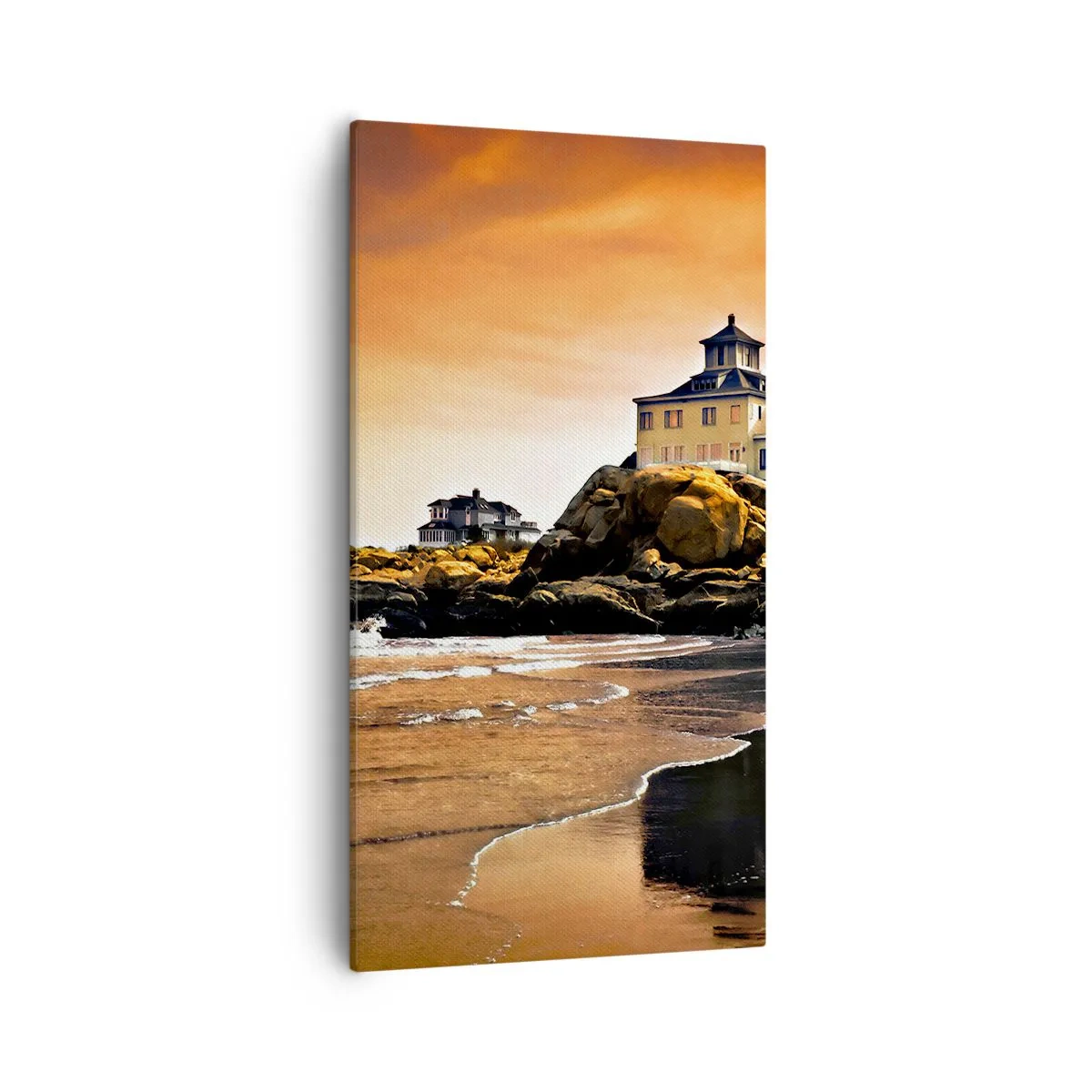 Obraz na plátne - Elegancia západného pobrežia - 55x100 cm