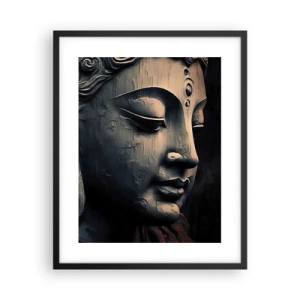 Plagát v čiernom ráme - V súlade so svetom - 40x50 cm