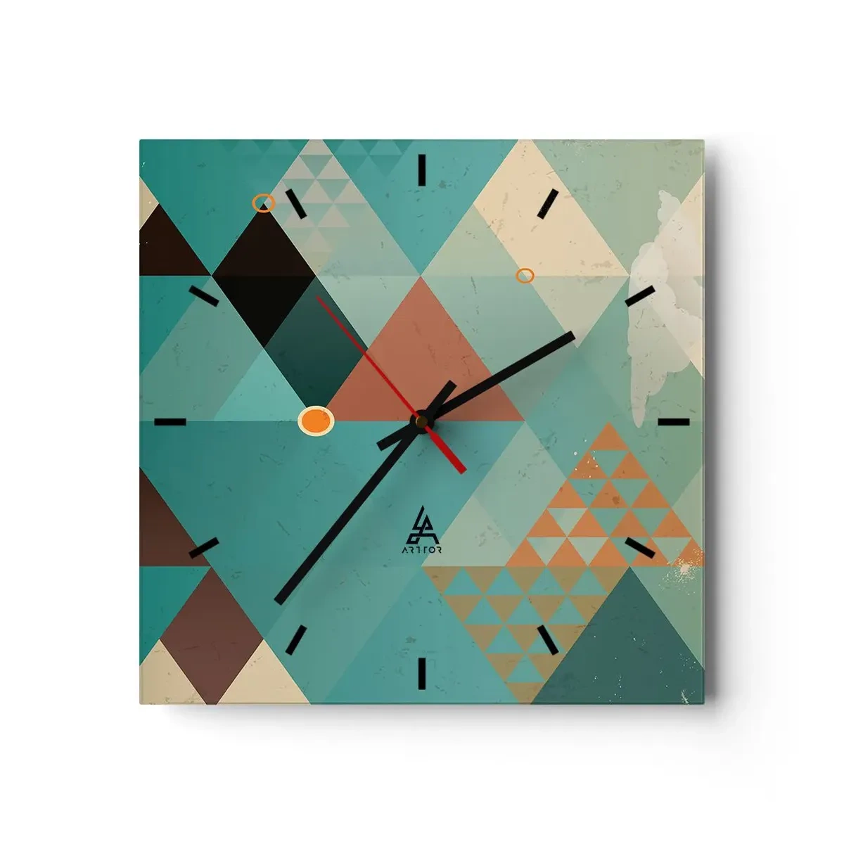 Nástenné hodiny - Jednota mnohosti, mnohosť jednoty - 30x30 cm