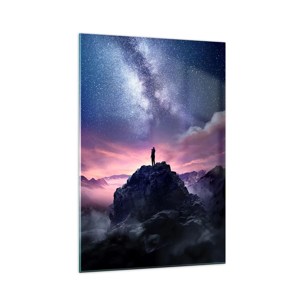 Obraz na skle - A pocítil život - 70x100 cm