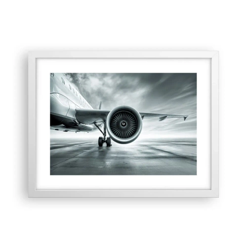 Plagát v bielom ráme - Toto je sila! - 40x30 cm