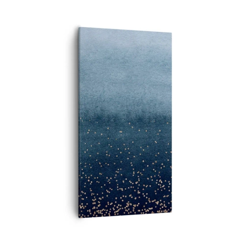 Obraz na plátne - Kompozícia – modrej fázy - 55x100 cm