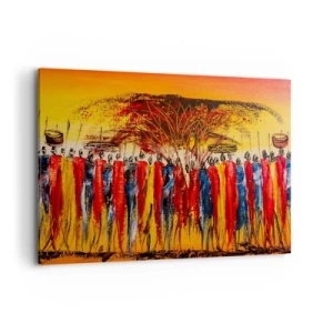 Obraz na plátne - Tam, tam, tam, tam idú - 120x80 cm