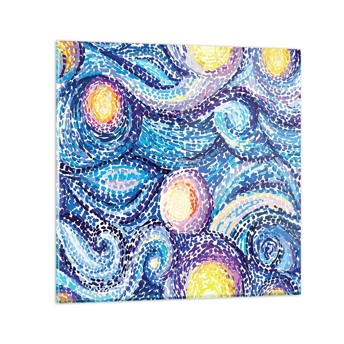 Obraz na skle - Z obrazu van Gogha - 50x50 cm