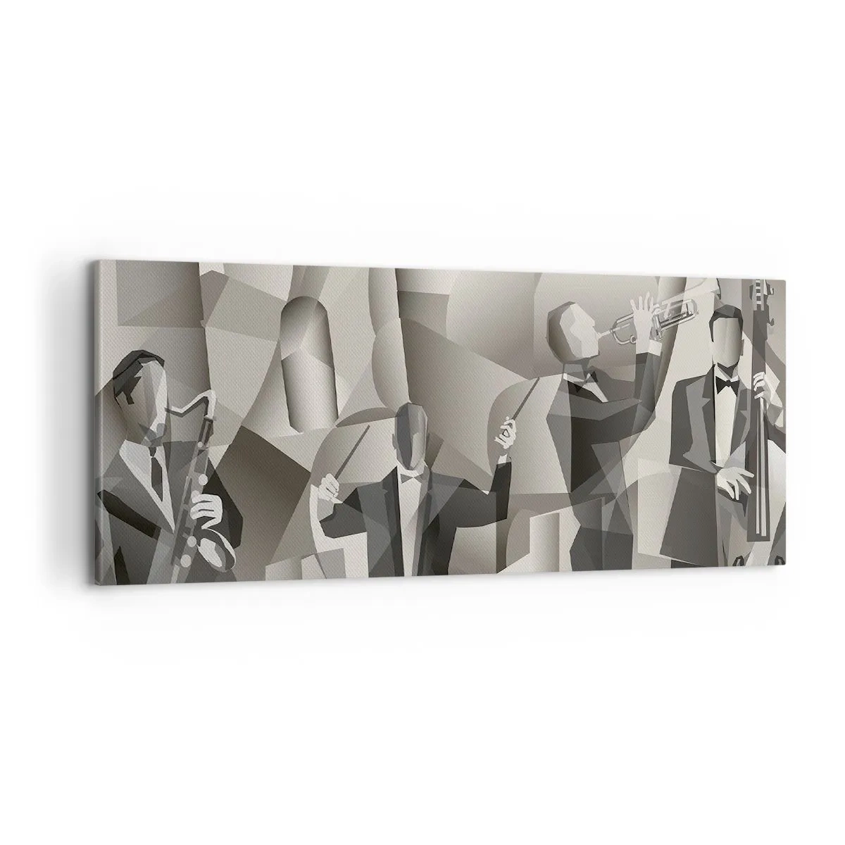 Obraz na plátne - V priestore zvukov - 100x40 cm