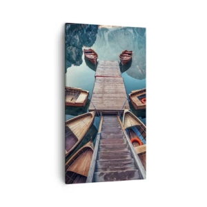 Obraz na plátne - Čakám v prístave - 45x80 cm