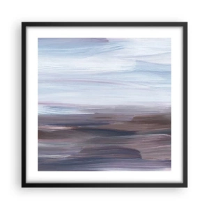 Plagát v čiernom ráme - Živly: voda - 50x50 cm