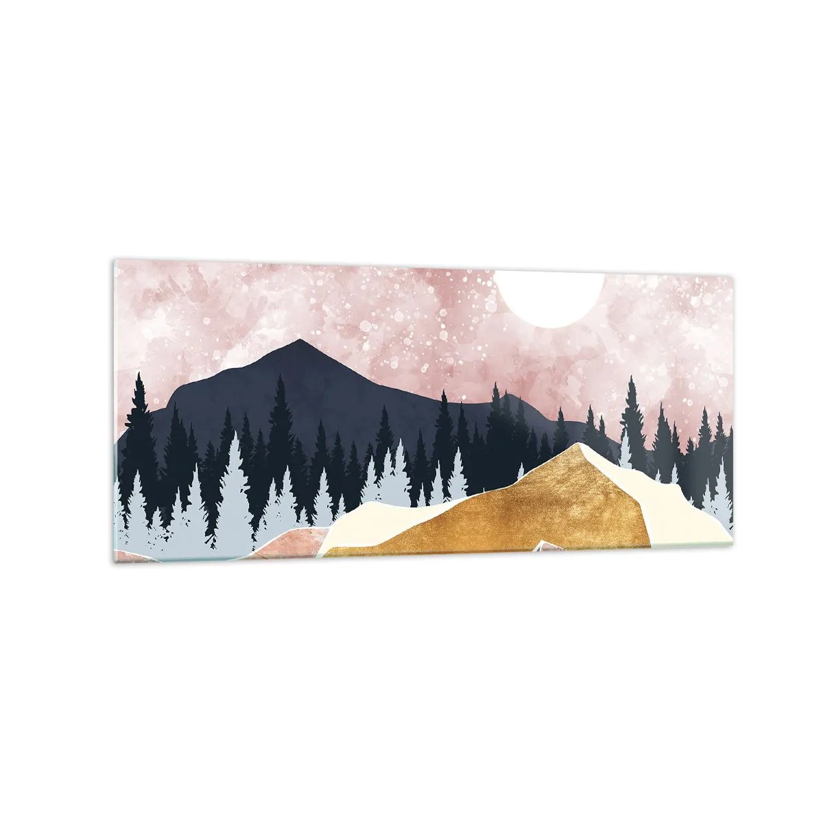 Obraz na skle - Nočná hliadka - 120x50 cm