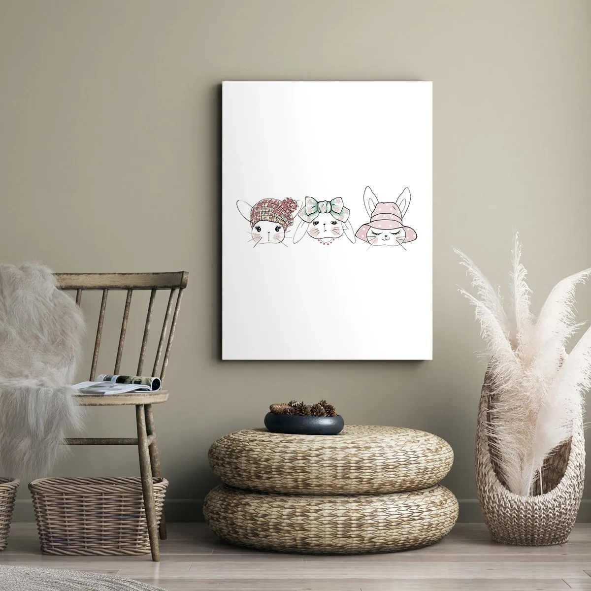 Obraz na plátne - Zamyslená, smutná, spokojná - 55x100 cm