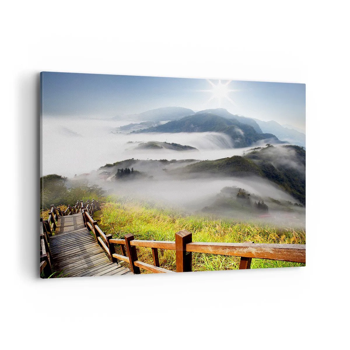 Obraz na plátne - Utkané zo žiary a hmly - 100x70 cm