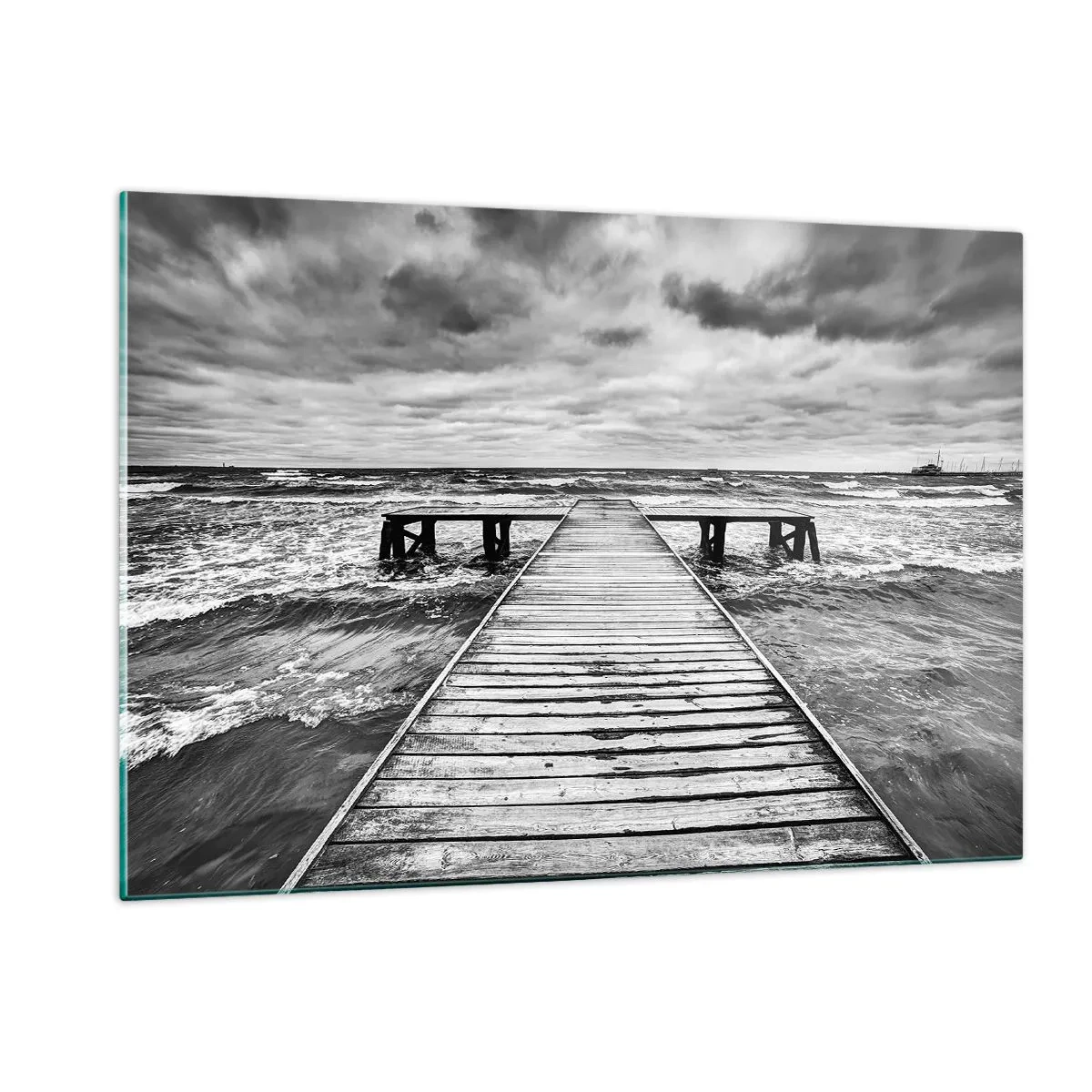 Obraz na skle - Čakám na vietor, čo rozfúka… - 120x80 cm