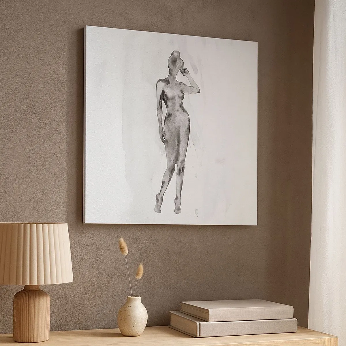 Obraz na plátne - Štúdia o ideáli ženskosti - 30x30 cm