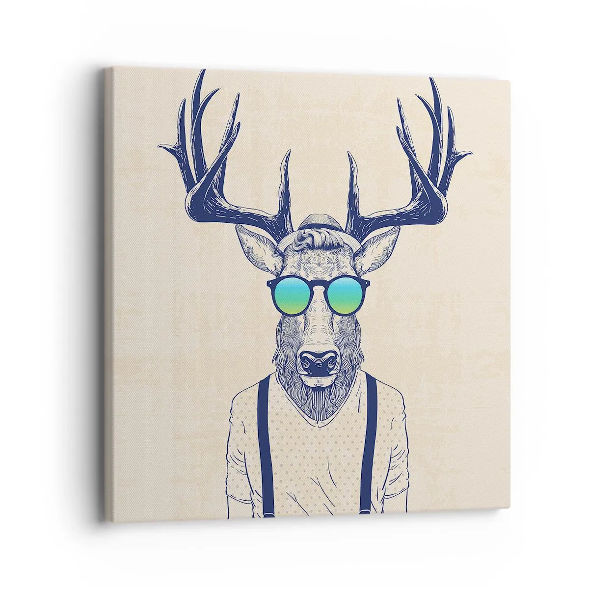 Obraz na plátne - A koho si čakal? - 30x30 cm