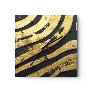 Nástenné hodiny - Všetko plynie - 40x40 cm