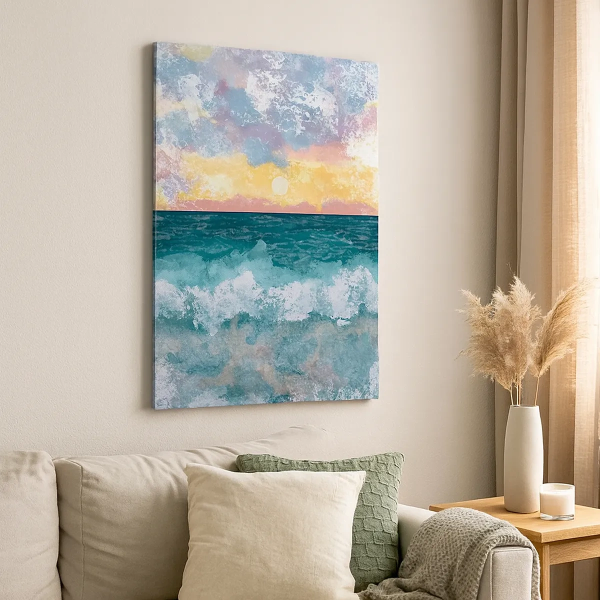 Obraz na plátne - Voda, svetlo, vzduch - 50x70 cm