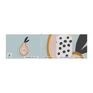 Vzorka fototapety Premium Canvas - Prenikanie do podstaty vecí - Grafika, Hruška, Kus - 100x30 cm