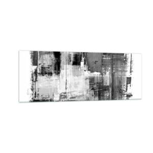 Obraz na skle - Sivé je krásne - 140x50 cm