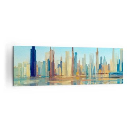 Obraz na plátne - Slnečná metropola - 160x50 cm