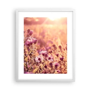 Plagát v bielom ráme - Než skončí leto - 40x50 cm