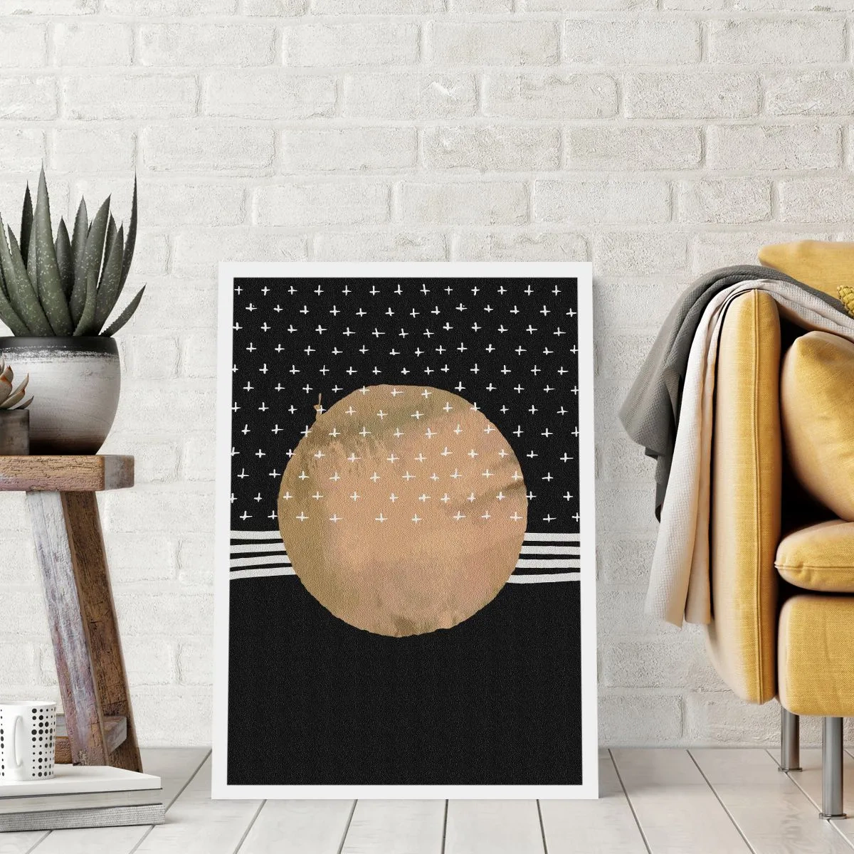 Plagát - Kompozícia: vlajka galaxie - 50x70 cm