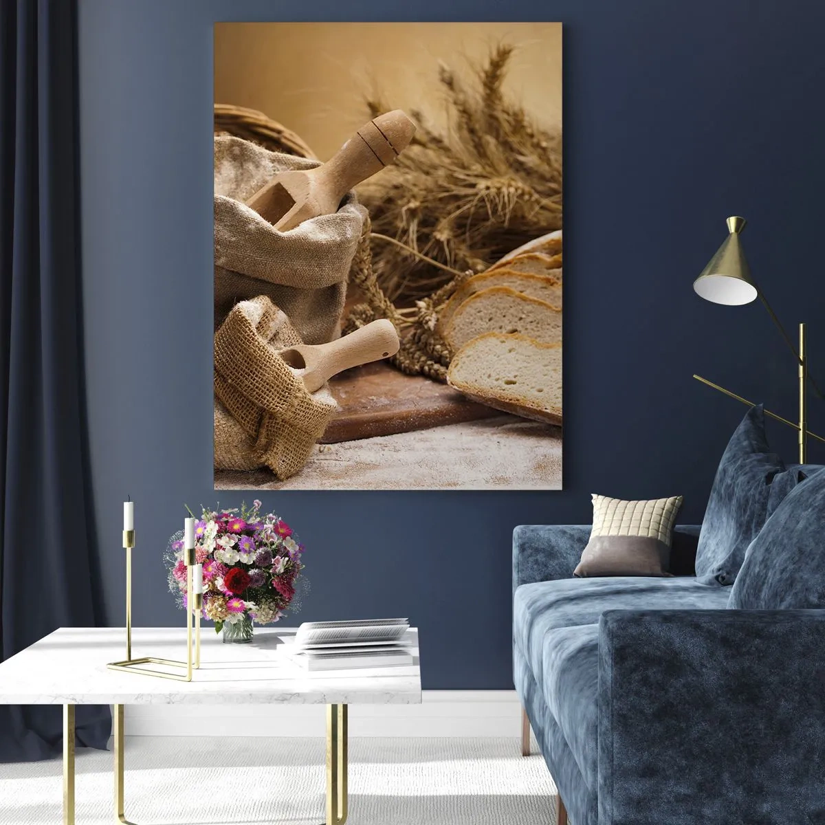 Obraz na skle - Ako utnúť nožom - 80x120 cm