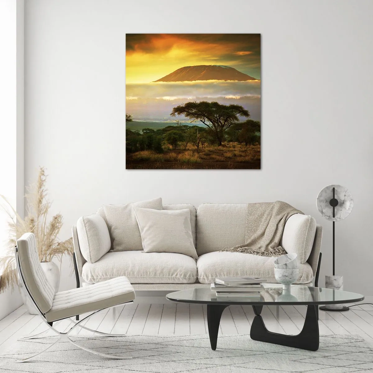 Obraz na skle - Sen cestovateľa - 40x40 cm