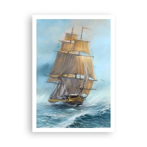 Plagát - Bežiaci po vlnách - 70x100 cm