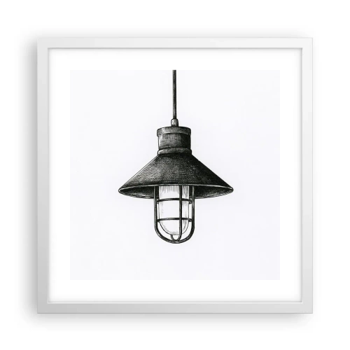 Plagát v bielom ráme - Ako pred rokmi… - 40x40 cm