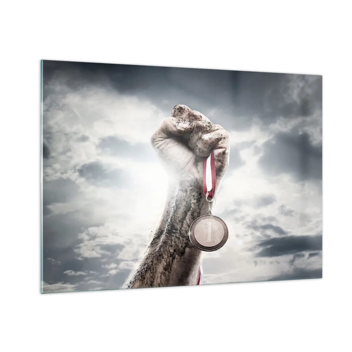 Obraz na skle - Per aspera ad astra - 100x70 cm